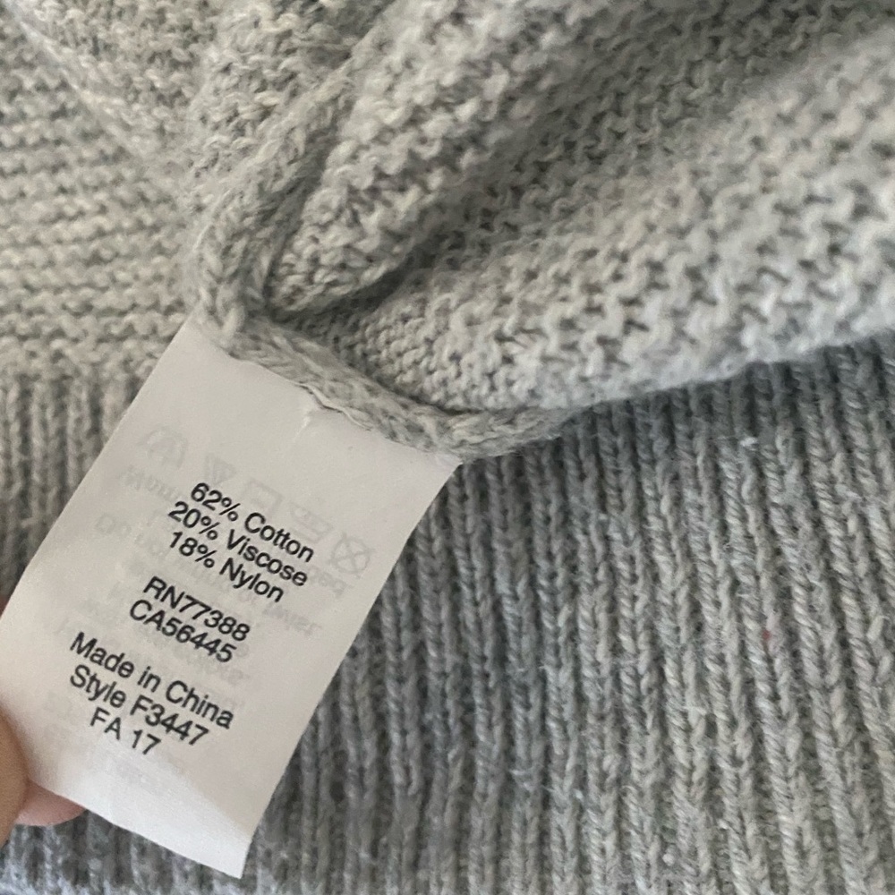 Madewell riverside grey textured sweater S - Picture 5 of 6